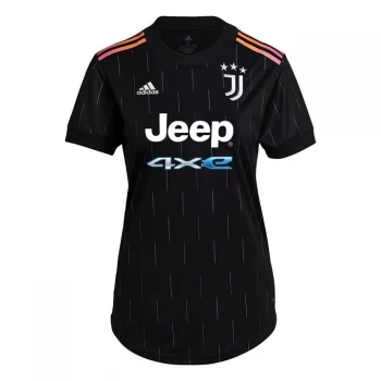 adidas Juventus 2 half 2 Away Jersey Womens - Black