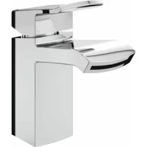 Descent Mono Basin Mixer Tap Deck Mounted with Clicker Waste - Chrome - Bristan