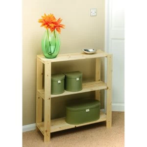 Wickes 3 Tier Pine Shelving Unit