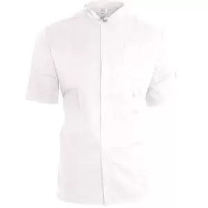 Le Chef Unisex ThermoCool Chefs Prep Jacket (XXL) (White/Black) - White/Black