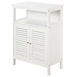 Kleankin Bathroom Cabinet White 816mm x 300 mm x 600 mm