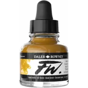 Daler-Rowney fw Artists Acrylic Ink 29.5ml Gold (Imit)