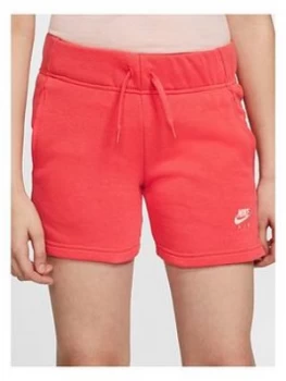 Nike Girls Air Shorts - Red, Size 13-15 Years, XL, Women