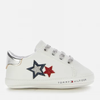 Tommy Hilfiger Girls Lace-Up Shoe White/Blue/Red White/Blue/Red - 9-12 months