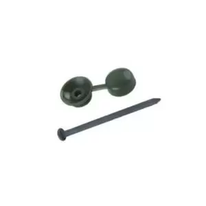 Ariel Metal & Pvc Roofing Screw, Pack Of 20 Green