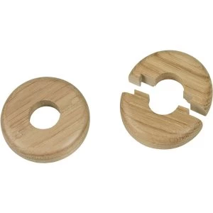 Wickes Real Wood Pipe Surrounds Medium Wood Effect 2 Pack