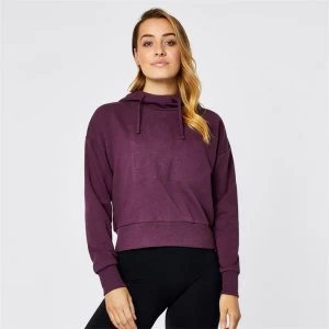 USA Pro Crop OTH Hoodie Ladies - Purple