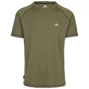 Trespass Mens Albert Active Short Sleeved T-Shirt (5XL) (Chive)