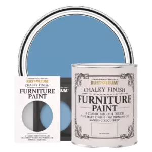 Rust-Oleum Chalky Furniture Paint - CORNFLOWER Blue - 750ml