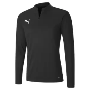 Puma Ftblplay 1/4 Zip Top (large, Puma Black/Asphalt)