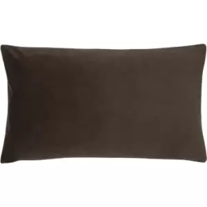 Sunningdale Velvet Rectangular Cushion Truffle - Truffle - Paoletti