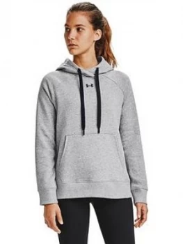 Urban Armor Gear Rival Fleece HB Hoodie - Grey/Black, Grey/Black, Size S, Women