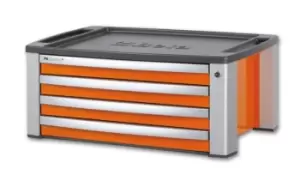 Beta Tools C39T-O Portable 4 Drawer Tool Chest Orange 800 x 500 x 342mm