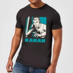 Star Wars Rebels Kanan Mens T-Shirt - Black - S