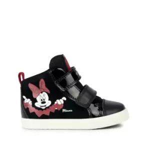 Kids Kilwi x Mini Leather Breathable High Top Trainers with Touch 'n' Close Fastening