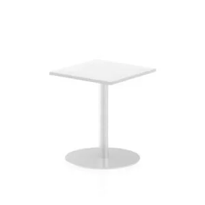 Italia Poseur Table Square 600600 Top 725 High White