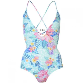 SoulCal Tropical Print Swimsuit - Tropical