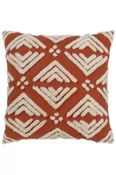 Taya Square Tufted Cotton Polyester Filled Cushion