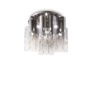 Compo 6 Light Ceiling Light Smokey, E27