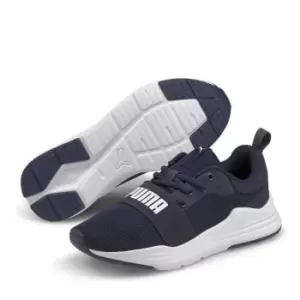 Puma Wired Run Junior Boys Trainers - Blue