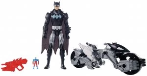 Justice League Action Batman Transforming Batcycle.