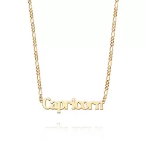 Daisy London Jewellery 18ct Gold Plate Capricorn Zodiac Necklace 18Ct Gold Plate