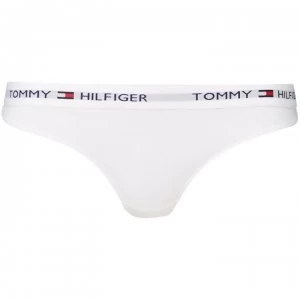 Tommy Bodywear Iconic cotton thong - White