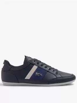 Lacoste Chaymon 223 2 Cma Trainer, Navy/White, Size 7, Men