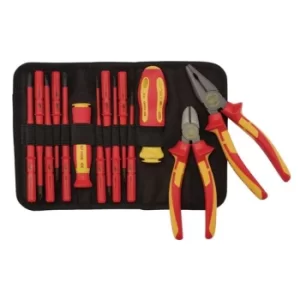 Draper XP1000 VDE Slimline Interchangeable Screwdriver and Pliers Set (14 Piece)