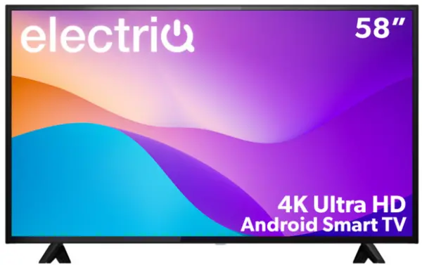 electriQ 58" E58UHDHDRSQ Smart 4K Ultra HD LED TV