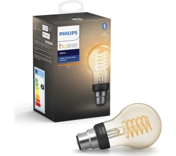 PHILIPS HUE Filament Bluetooth A60 LED Bulb - B22