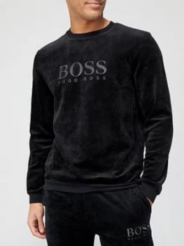 Hugo Boss Velour Sweatshirt Black Size S Men