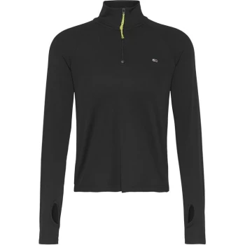 Tommy Jeans Slim Tech Zip Top - Black