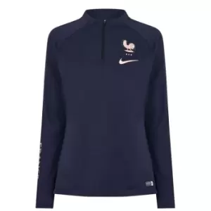 Nike France quarter Zip Top Womens - Grey