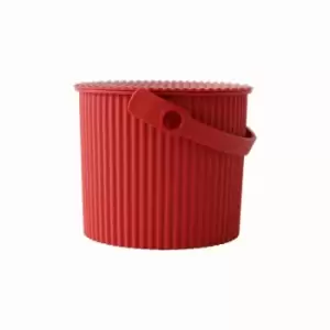 Omnioutil Storage Bucket & Lid Mini Red