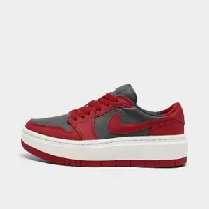 Jordan Wmns Air Jordan 1 Elevate Low, Dark Grey/Varsity Red-Sail, size: 5+, Female, Trainers, DH7004-006