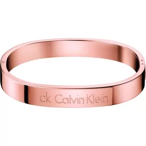 Ladies Calvin Klein Rose Gold Plated Small Hook Bangle KJ06PD10020S