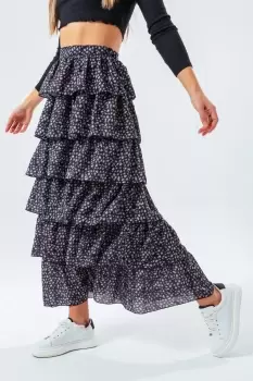 HYPE SCRATCH FLOWER WOmens SKIRT