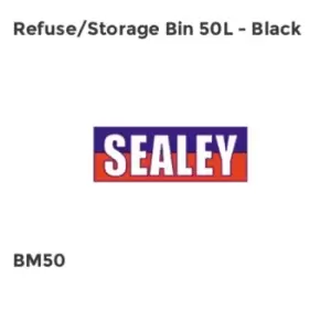 Refuse/Storage Bin 50L - Black