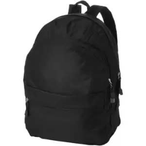 Bullet Trend Backpack (Pack Of 2) (35 x 17 x 45 cm) (Solid Black)