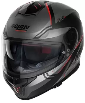 Nolan N80-8 Astute N-Com Helmet, grey-silver, Size XS, grey-silver, Size XS