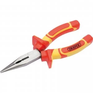 Draper VDE Insulated Long Nose Pliers 160mm