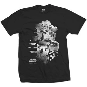 Star Wars - Rogue One Stormtrooper Unisex X-Large T-Shirt - Black