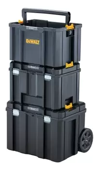 DEWALT Tstak Polycarbonate 3 Compartment Tool Chest Bundle (L)435mm (H)957mm