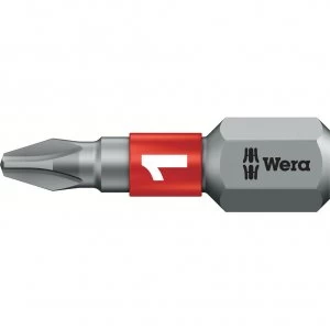 Wera 851/1 BTZ BiTorsion Extra Tough Phillips Screwdriver Bits PH1 25mm Pack of 1