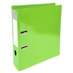 Exacompta Lever Arch File 53623E 70 mm Pressboard 2 ring A4 Green Pack of 10