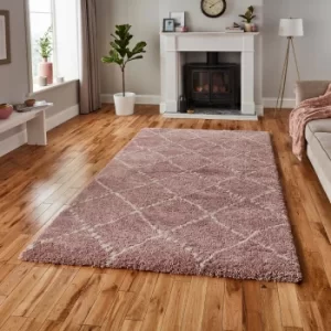 Royal Nomadic 5413 Rug Pink and White