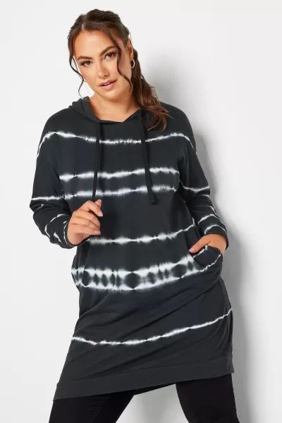 Tie Dye Longline Hoodie