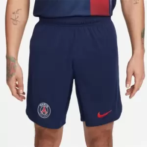 Nike Paris Saint Germain Home Shorts 2023 2024 Adults - Blue