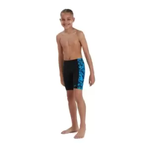 Speedo Hyperboom Logo Jammer Swim Shorts Junior Boys - Black